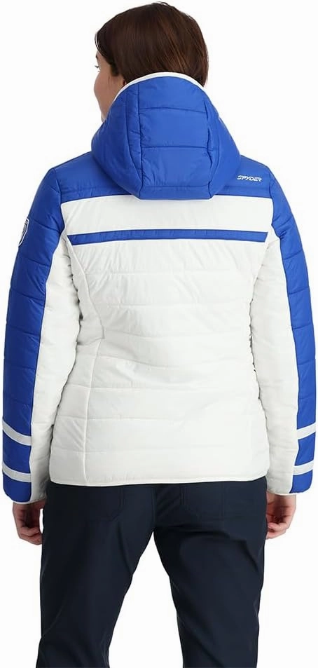Spyder Women's Ethos Hooded Puffy Ski Jacket