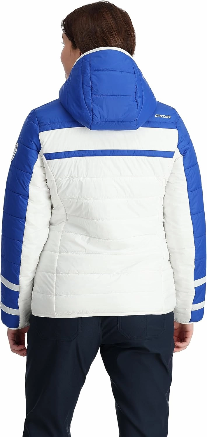 Spyder Women's Ethos Hooded Puffy Ski Jacket