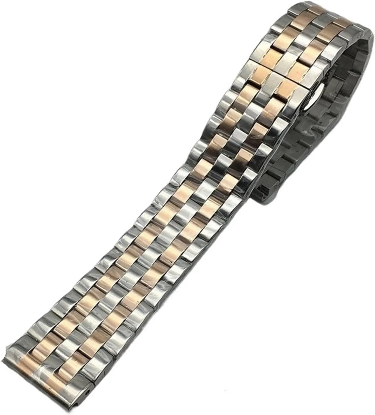 Stainless Steel Metal Watch Band 18-26mm Unisex With Curved Interface Suitable For Smart Watch Quartz Watch