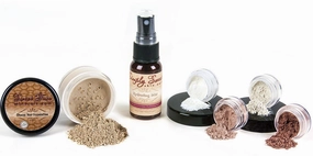 STARTER SET w/SETTING SPRAY MIST (FAIR 1) Mineral Makeup Kit Bare Face Matte Sheer Foundation Cover