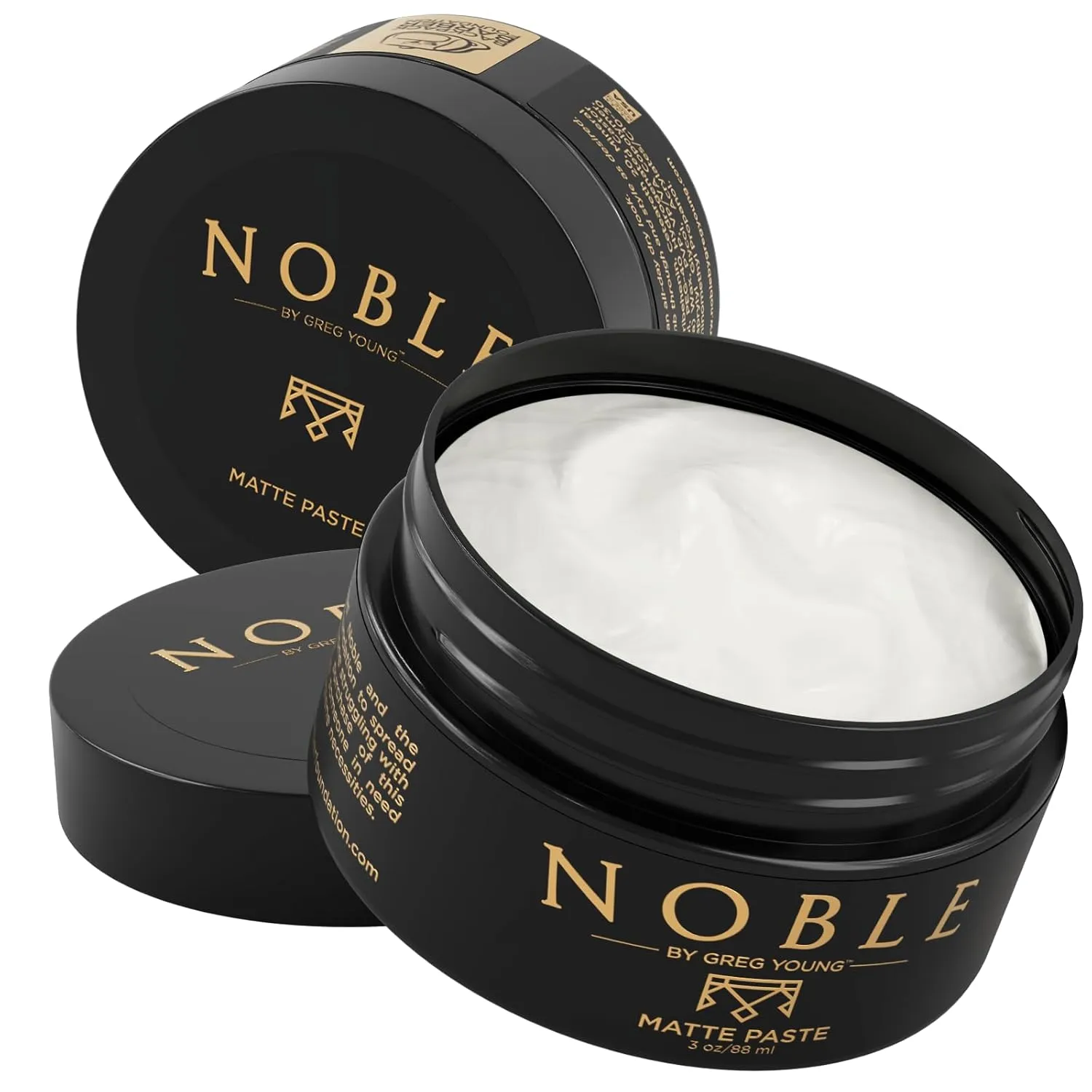 Strong Hold Matte Hair Paste | Flexible & Long-Lasting Sculpting Paste for All Hair Types and Styles | No Flakes | 3.8 oz