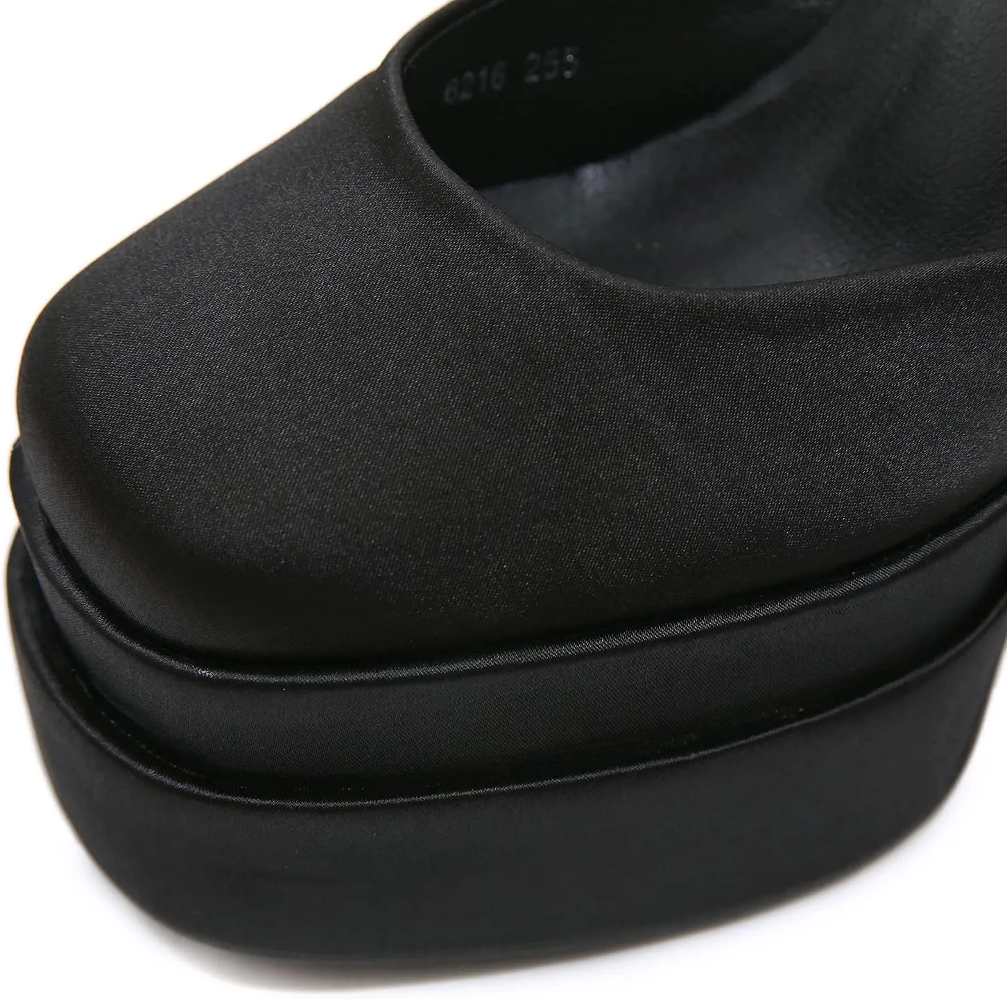 STUPMARY Womens Platform Chunky High Block Heels Ankle Strap Buckles Satin Heels Pumps Fashion Dress Party Shoes