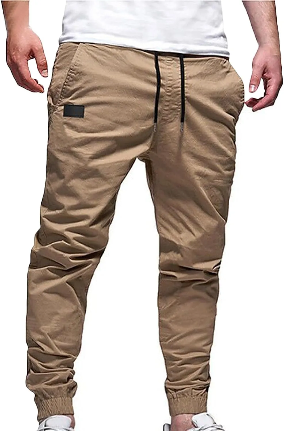 Sweatpants for Men Slim Jogging Pants Training Workout Gym Pants Running and Bodybuilding Athletic Bottom Sweatpants