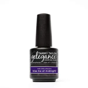 Tammy Taylor Hello 2021 | Kiss Me At Midnight Gelegance Gel Polish