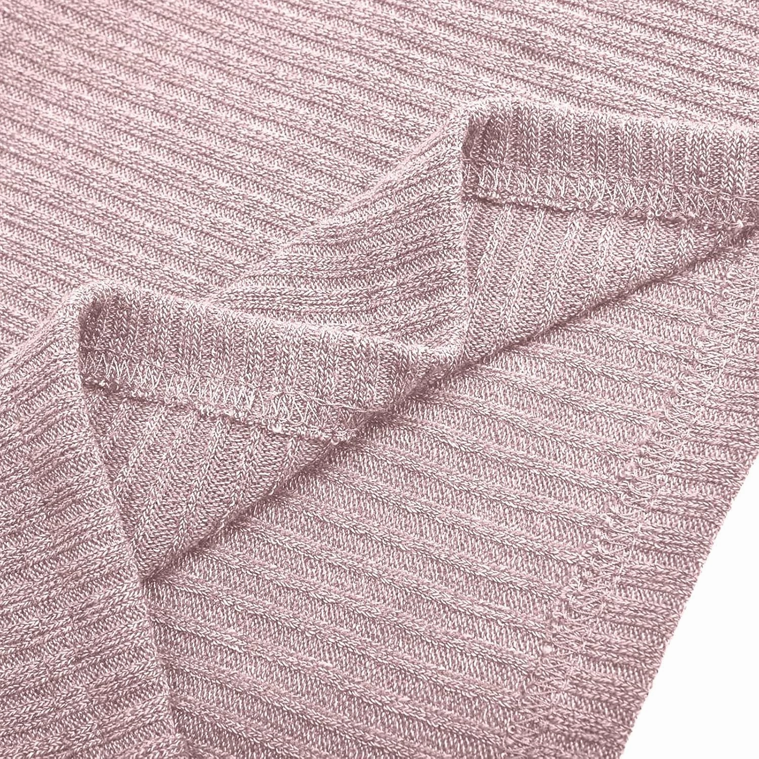 TANGNADE Turtleneck Sweater Women Plus Size Tunic Long Sleeve Cable Knit Sweaters Lightweight Chunky Pullover High Neck