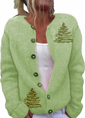 The Day on Clearance Deals Christmas Cardigans for Women Long Open Sweaters for Women Christmas Cardigan Navy Cardigan Women Plus Button Up Cardigan Sweaters for Women August Silk Sweaters