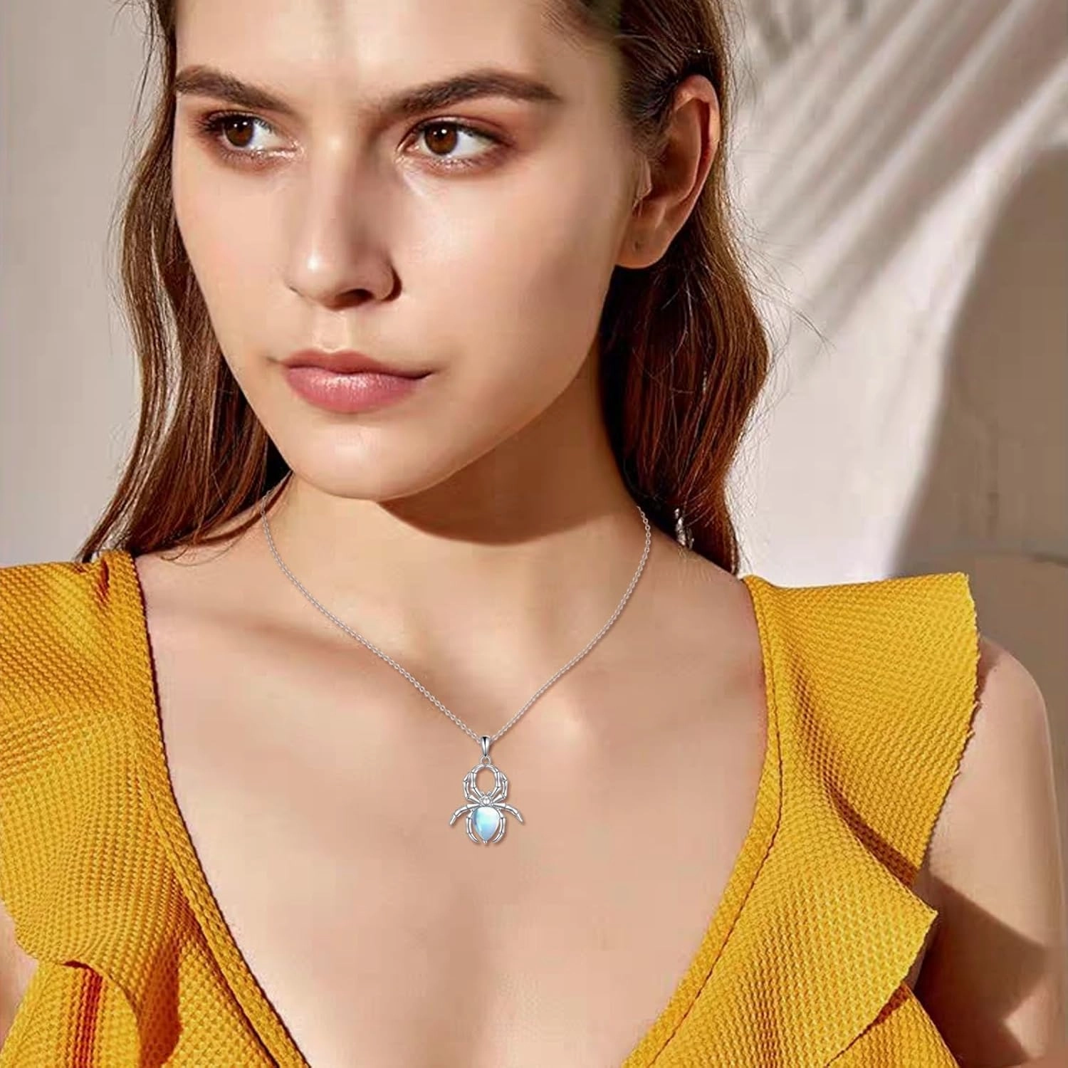 TIGER RIDER 925 Sterling Silver Spider Necklace for Women Spiderman Necklace Pendant Spiderman Jewelry Birthday Christmas Halloween Gifts for Mom Friends