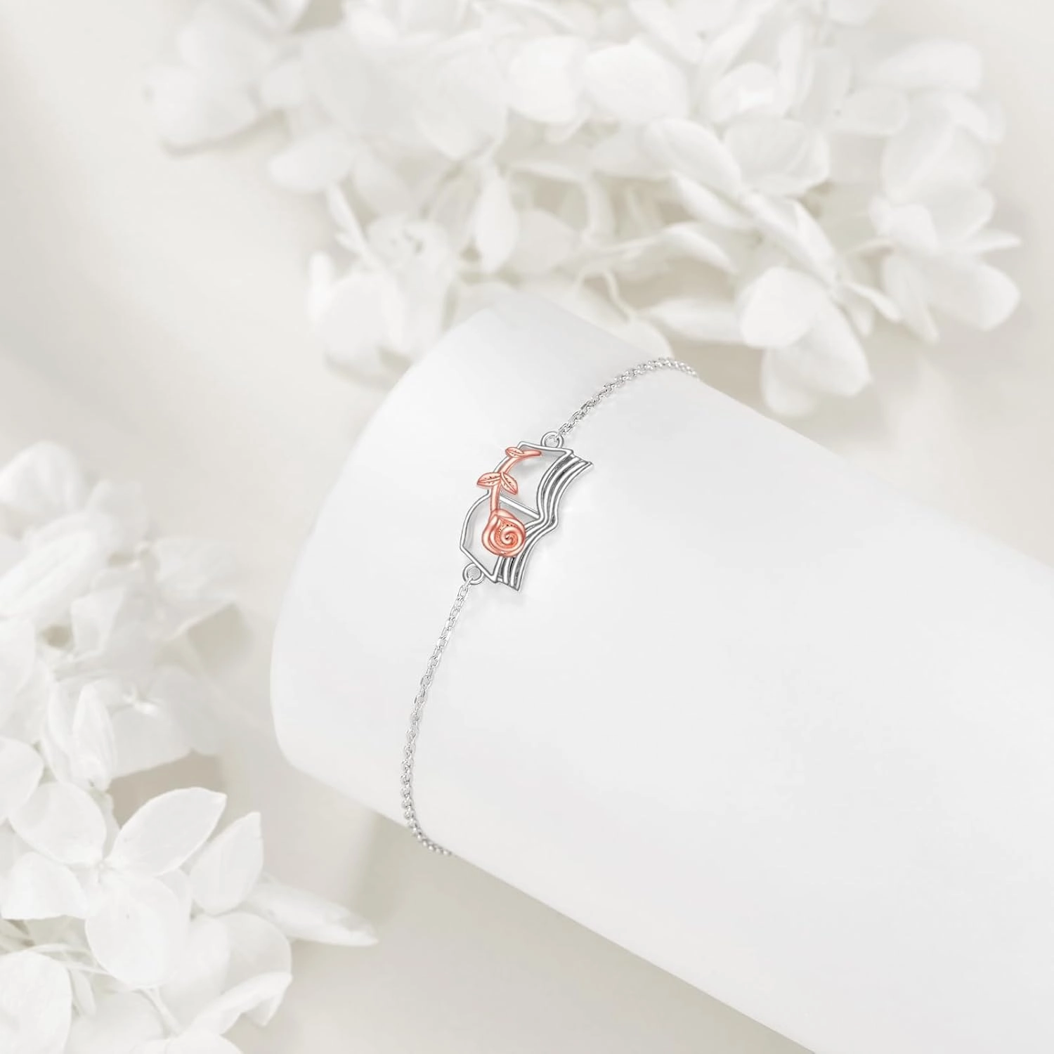 TIGER RIDER Bracelets for Women Sterling Silver Claddagh Infinity Tree of Life Daisy Bracelets Friendship Adjustable Charm Bracelet Jewelry Birthday Valentines Gifts for Mom Friends