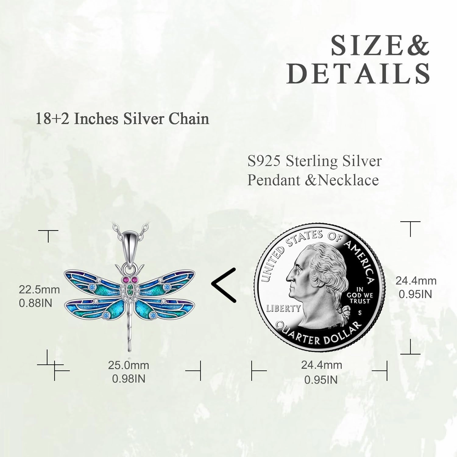 TIGER RIDER Butterfly Necklace for Women 925 Sterling Silver Cubic Zirconia Pendant Necklaces Butterfly Jewelry Birthday Gifts for Women Wife