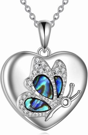 TIGER RIDER Urn Necklace for Ashes Sterling Silver Butterfly Lotus Daisy Urn Necklace Pendant Cremation Jewelry Christmas Birthday Mothers Day Gifts for Women Mom Friends
