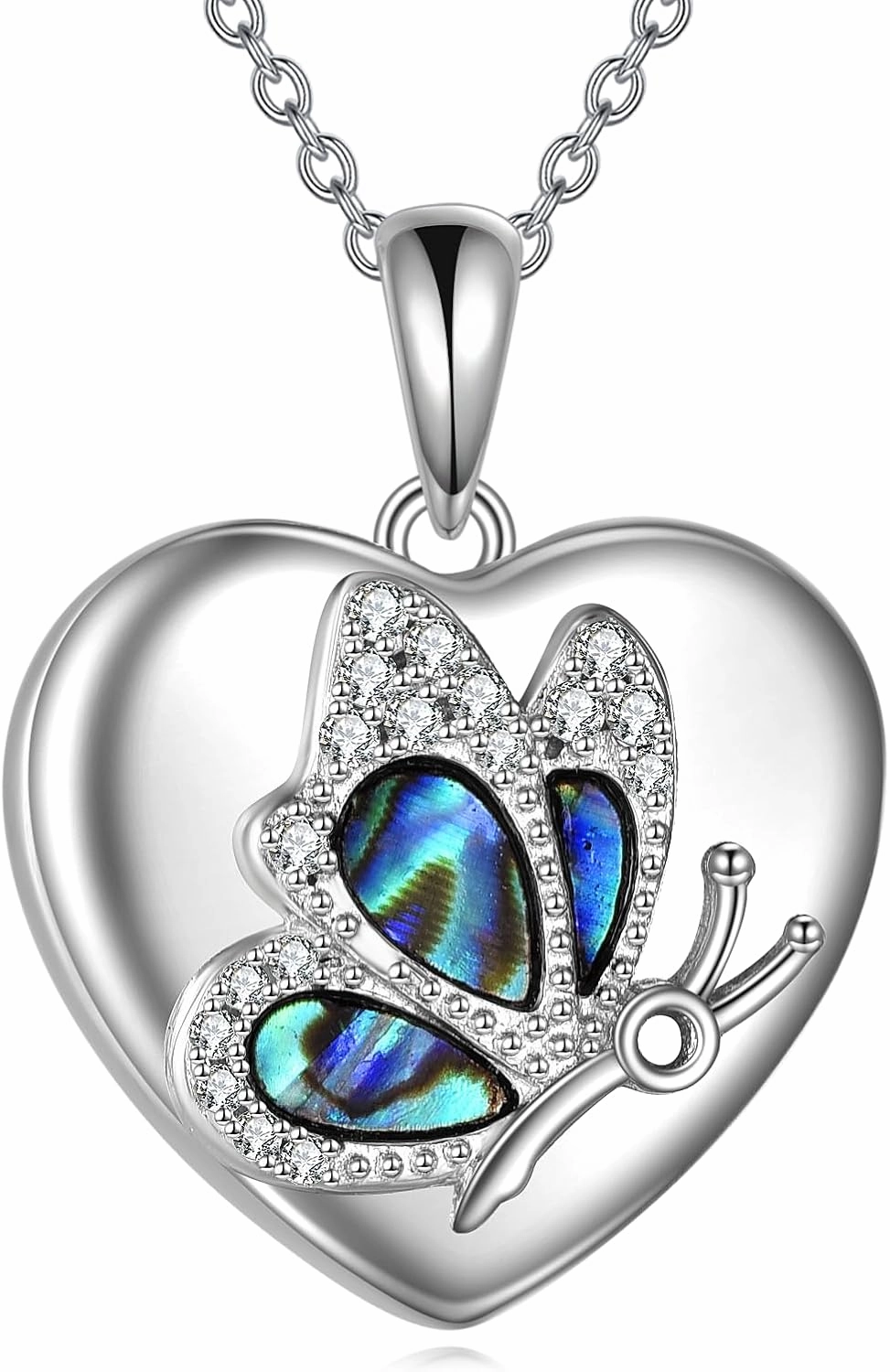 TIGER RIDER Urn Necklace for Ashes Sterling Silver Butterfly Lotus Daisy Urn Necklace Pendant Cremation Jewelry Christmas Birthday Mothers Day Gifts for Women Mom Friends