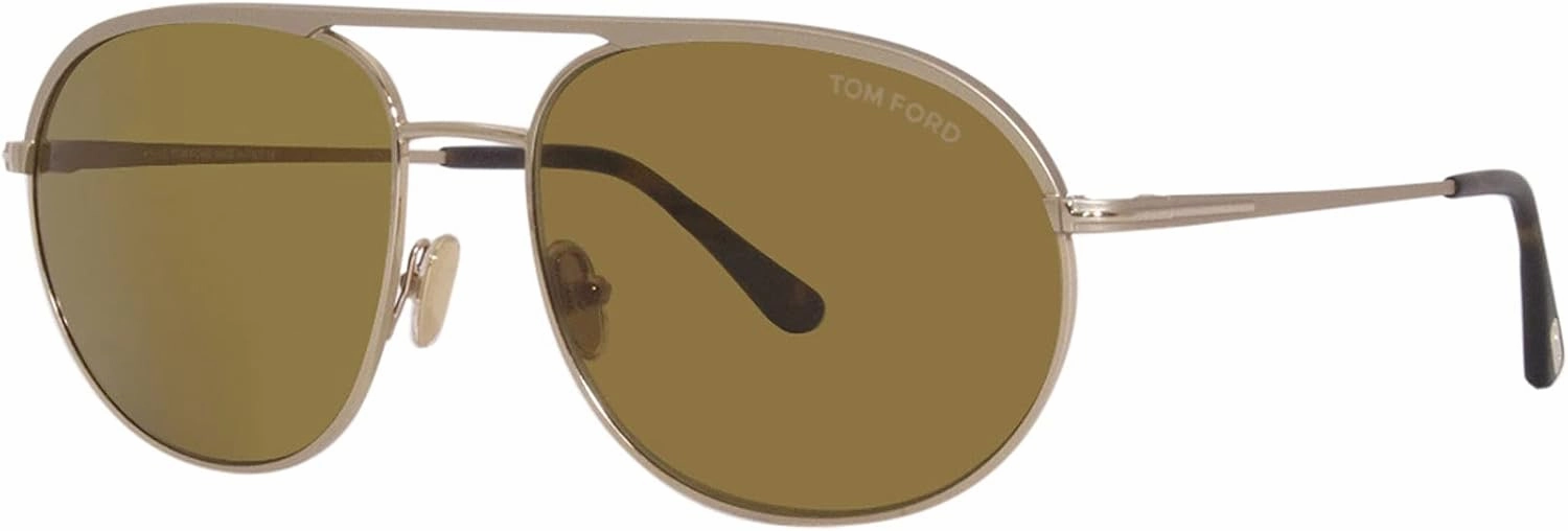 Tom Ford GIO FT 0772 Shiny Rose Gold/Brown 59/17/140 men Sunglasses