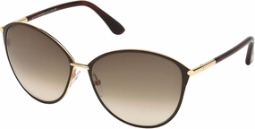 Tom Ford Sunglasses Women TF 320 Brown 28F Penelope 59mm