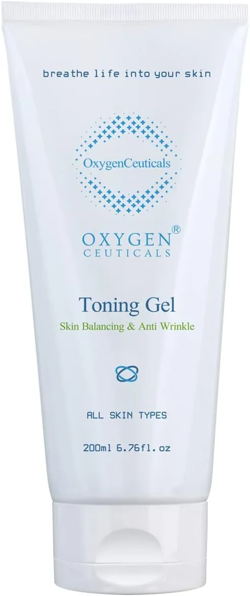 Toning Gel – Anti-Aging Gel for Skin Firming and Toning, pH-Balancing Anti-Wrinkle Toner for Face and Body (200ml / 6.67 oz)