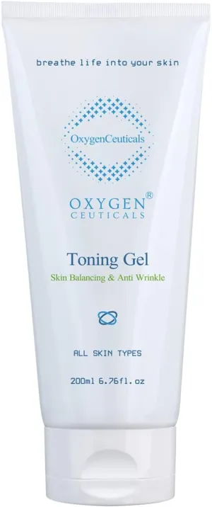 Toning Gel – Anti-Aging Gel for Skin Firming and Toning, pH-Balancing Anti-Wrinkle Toner for Face and Body (200ml / 6.67 oz)
