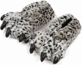 TONWHAR Grizzly Bear Paw Wool Leopard-print Slippers Cartoon Warm Slipper
