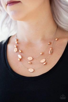 Top Zen Copper Necklace - Paparazzi Accessories
