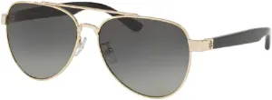 Tory Burch TY6070 Aviator Sunglasses For Women   BUNDLE with Designer iWear Eyewear Care Kit