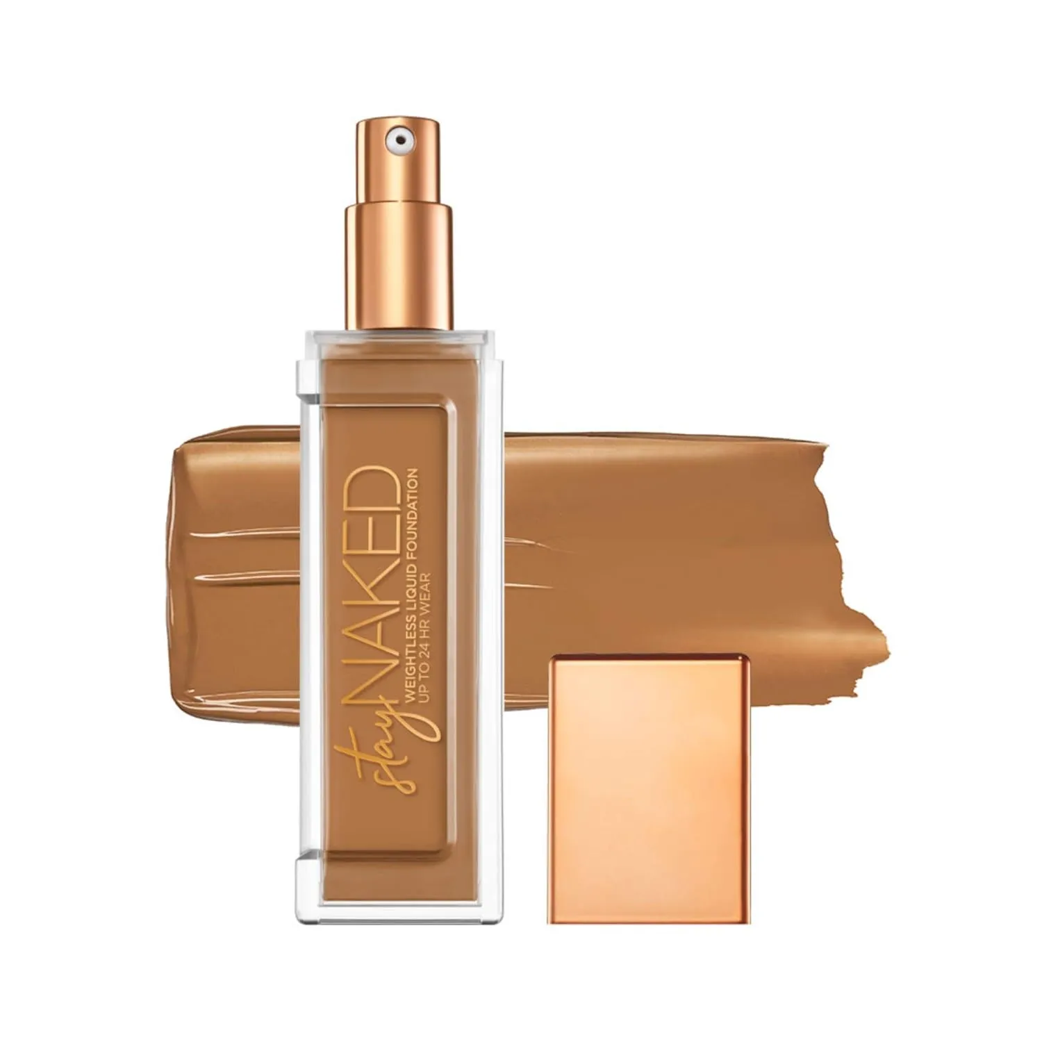 Urban Decay Stay Naked Weightless Liquid Foundation, Waterproof Face Makeup, Buildable Medium Coverage with No Caking, Real-Skin Matte Finish, Lasts Up to 24 Hours, Vegan, Cruelty-free - 1 fl oz