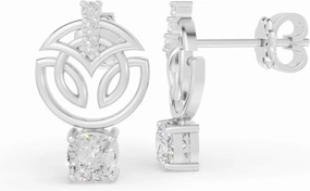 UYSDE 0085 EARRING G14KW 1.981 GRM Dia pcs-8 Dia wt-0.88
