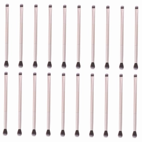 Vaguelly 20pcs Double-headed Eyeshadow Brushes Versatile Blending Makeup Tool for All Skin Types Soft Bristles for Precise Application Easy to Clean for Beauty Enthusiasts