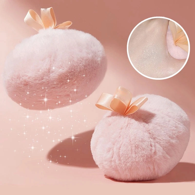Velour Plush Velvet Powder Puff