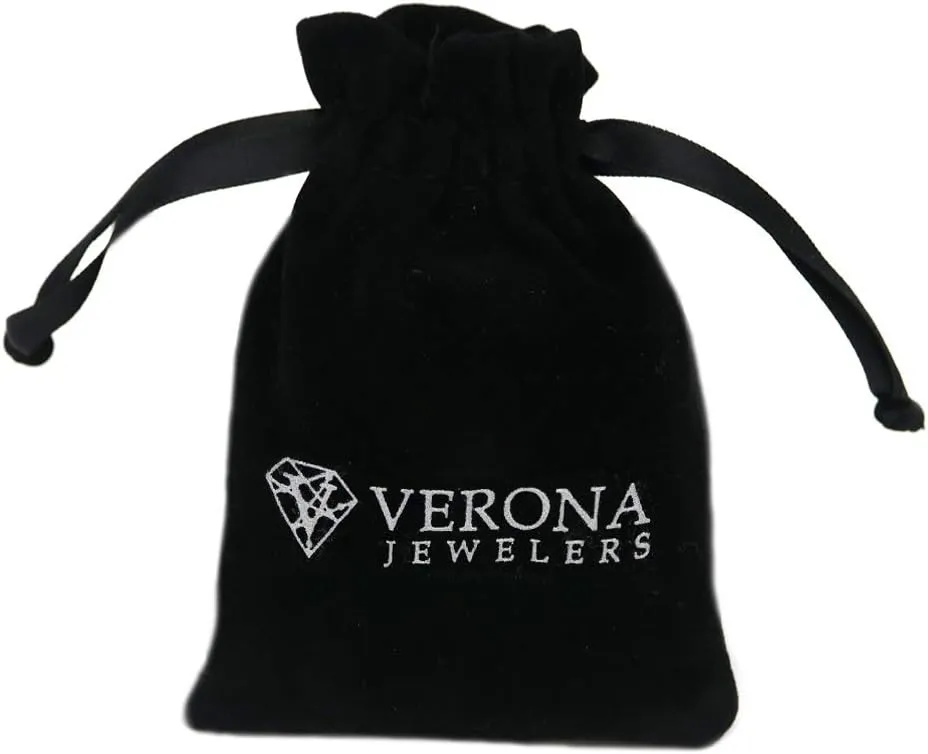 Verona Jewelers Sterling Silver Authentic Italian 4MM, 4.5MM 6MM 7.5MM 8.5 MM Solid Diamond Cut Twist Rope Chain Bracelet-Thick Braided Bracelet Chain for Men and Women