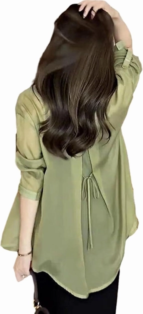 Visulong Shirt, Summer Sunscreen Chiffon Shirt Long Sleeve, Women Lightweight Sunscreen Sheer Cardigan Uv Block