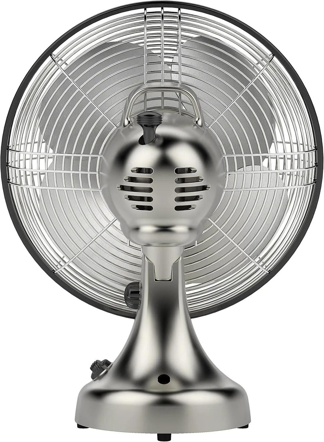 Vornado Silver Swan Vintage Oscillating Fan, Brushed Nickel