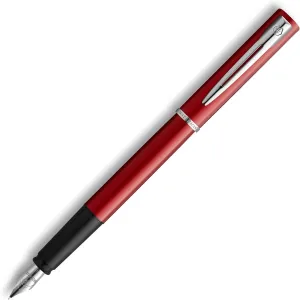 Waterman Graduate Allure Fountain Pen, Baby Blue Matte Lacquer, Fine Nib, Blue Ink, Gift Box