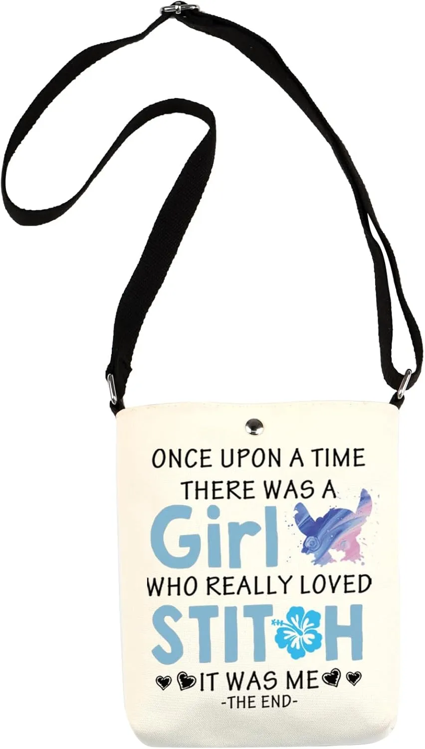 WCGXKO Cartoon Lover Gift There Was A Girl Who Really Loved Cute Themed Tote Bag