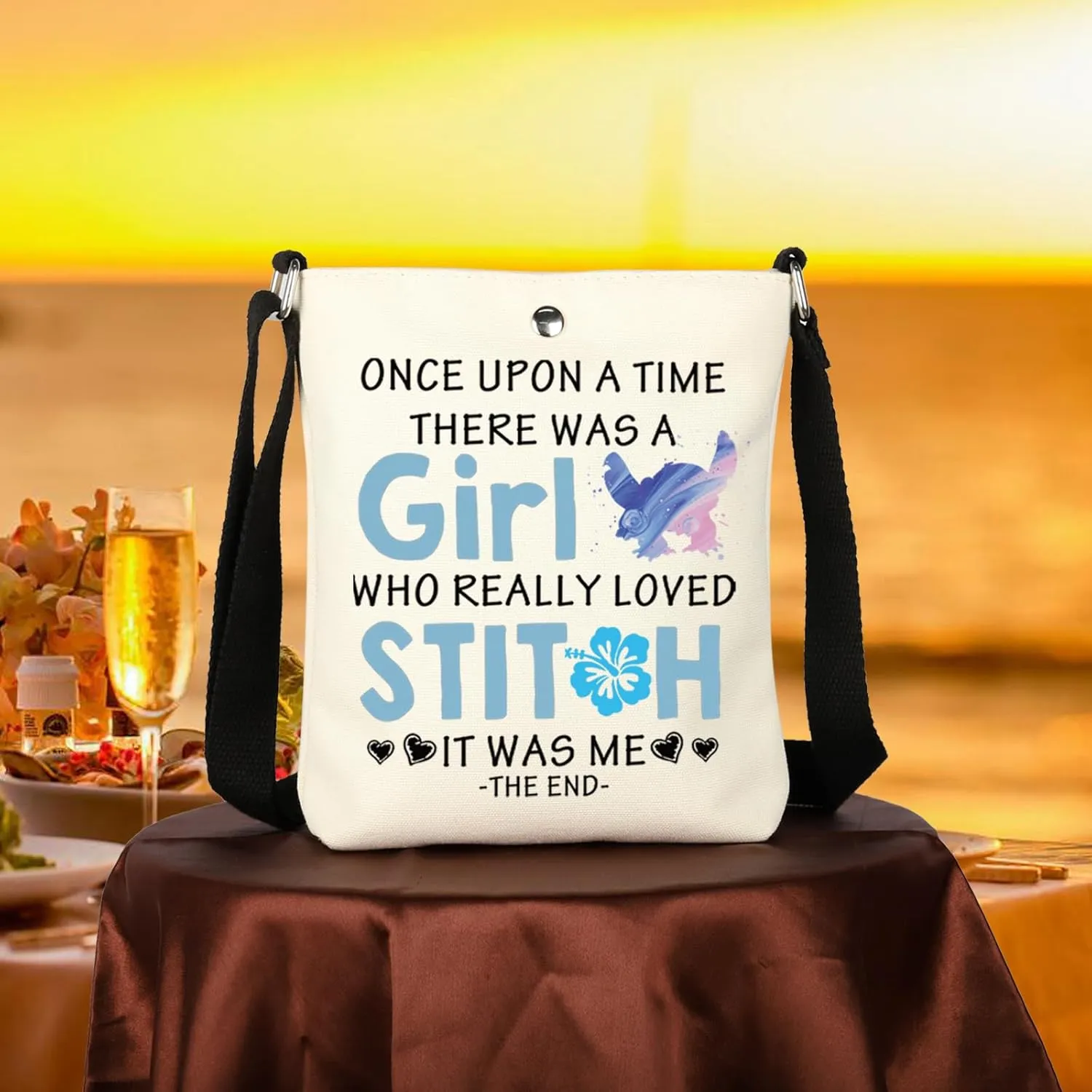 WCGXKO Cartoon Lover Gift There Was A Girl Who Really Loved Cute Themed Tote Bag
