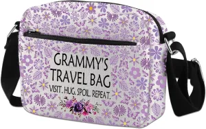 WCGXKO Mother’s Day Gift Grandma Birthday Gift Mother’s Day Merchandise Tote Bag Travel Bag For Grandma