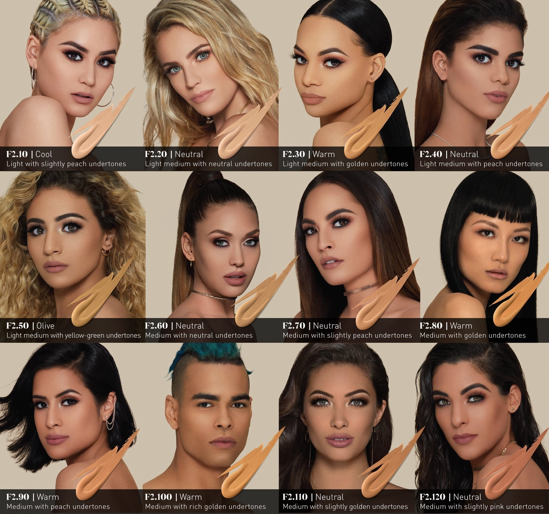 Weekend sale FLUIDITY - Handcrafted FULL-COVERAGE FOUNDATION F2.120