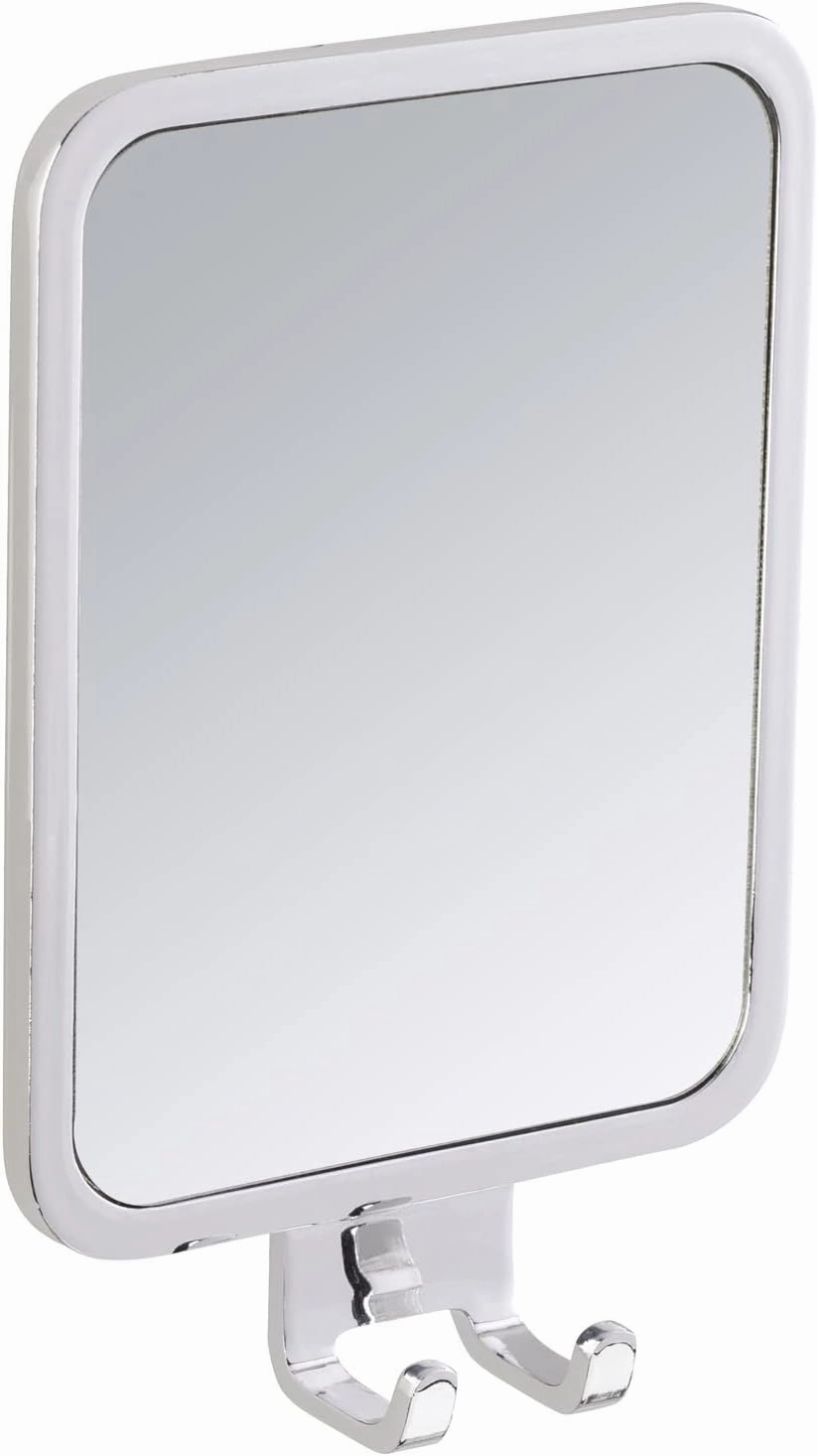 WENKO Anti-Fog Mirror Premium Plus of Stainless Steel, Silver