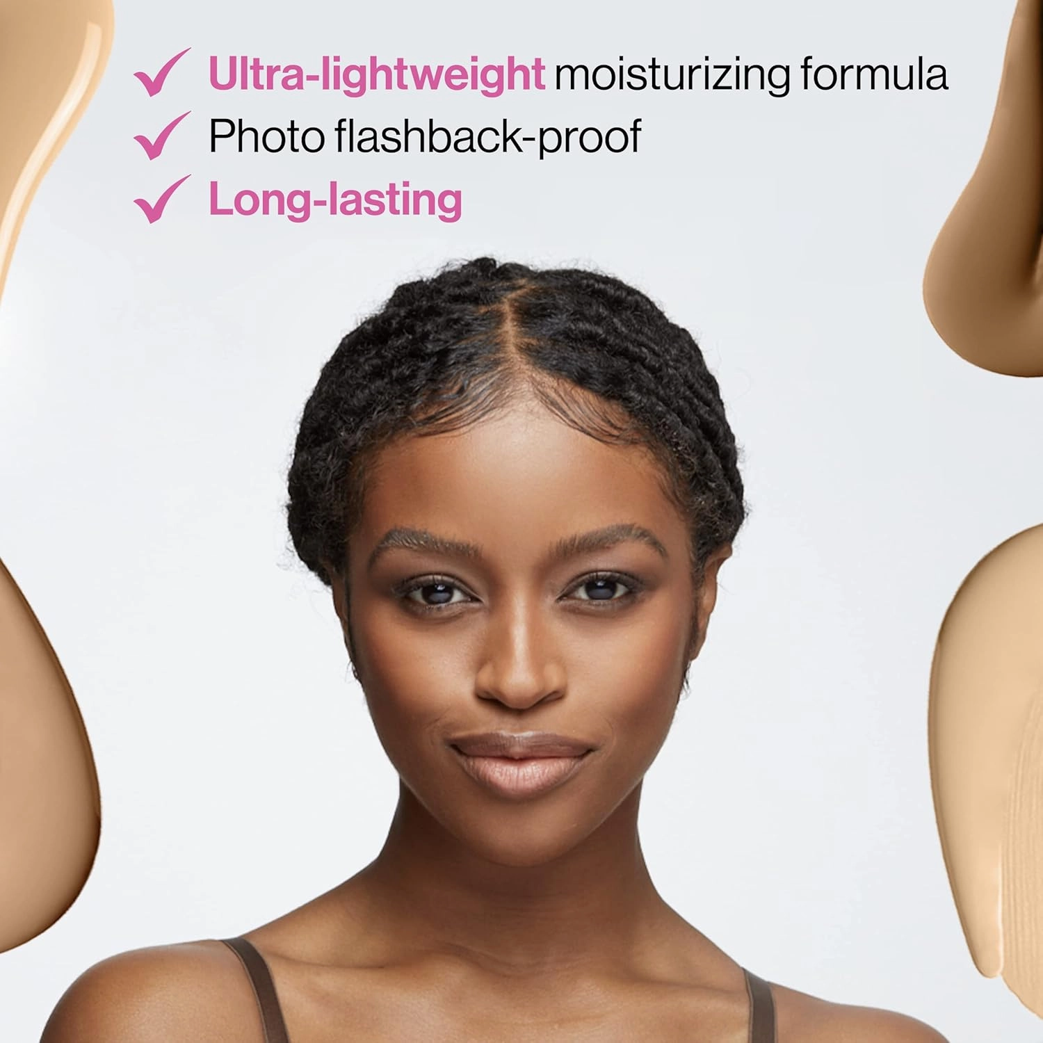 Wet n Wild Photo Focus Matte Liquid Foundation Porcelain, Vegan & Cruelty-Free (Pack of 4)