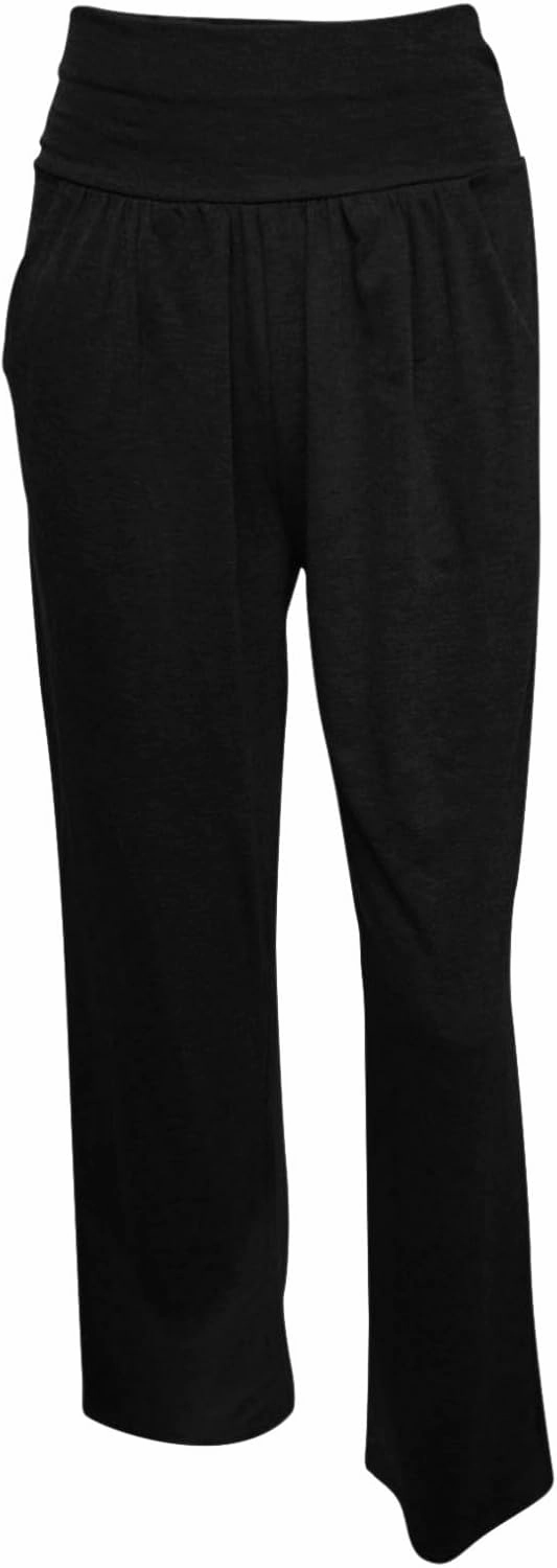 Wide Leg Yoga Pants for Women Elastic High Waisted Casual Trousers Pull On Summer Baggy Athletic Workout Sweatpants