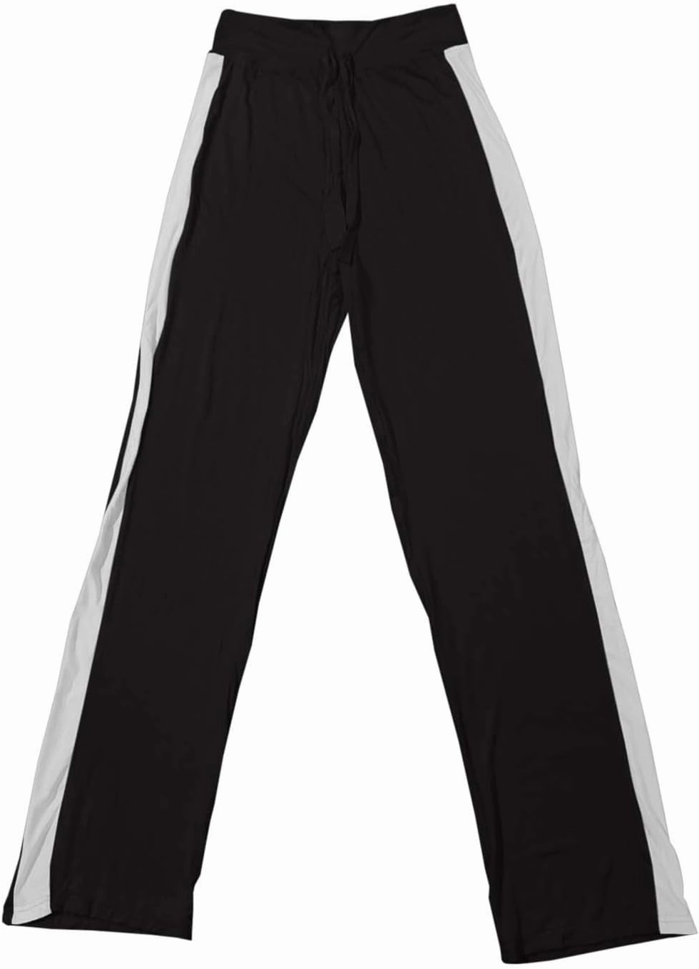 Wide Leg Yoga Pants for Women Striped Elastic High Waisted Casual Trousers Plus Size Pull On Athletic Workout Sweatpants