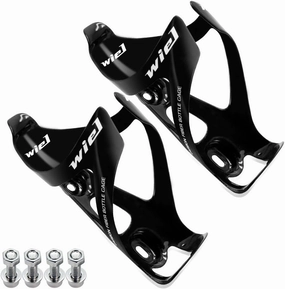 Wiel Full Carbon Fiber Bicycle Bike Light Drink Water Bottle Cage Holder