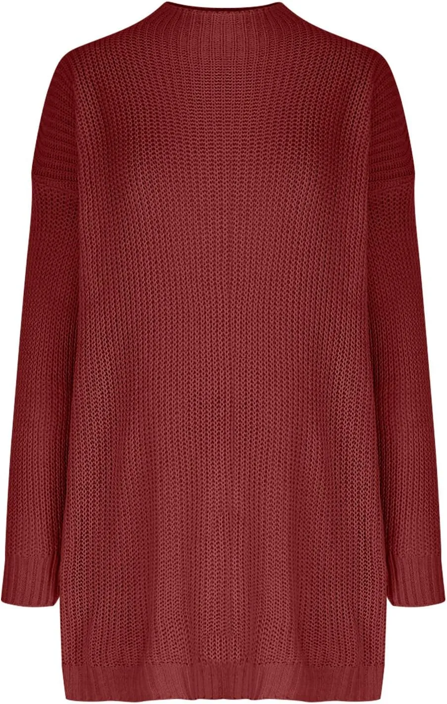 Winter Dresses for Women Oversized Long Sleeve Crewneck Knit Sweaters Slouchy Pullover Sweater Warm Sweater Dress