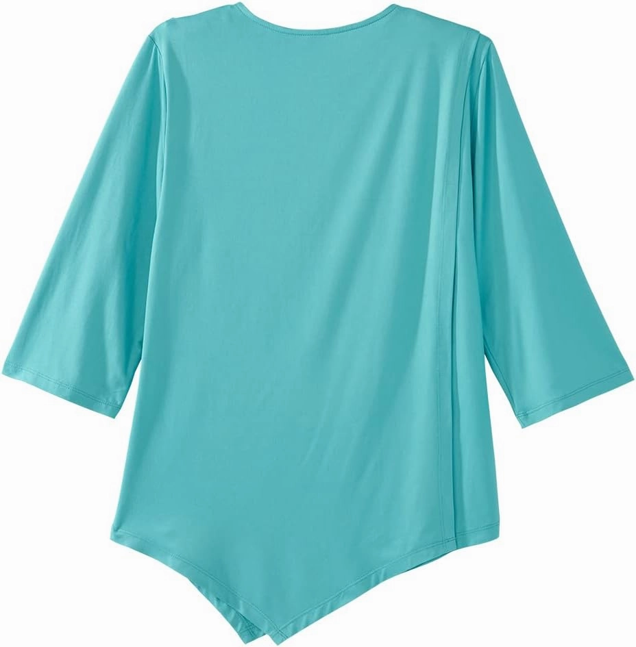 Women’s Open-Back Adaptive Asymmetrical Hem Top