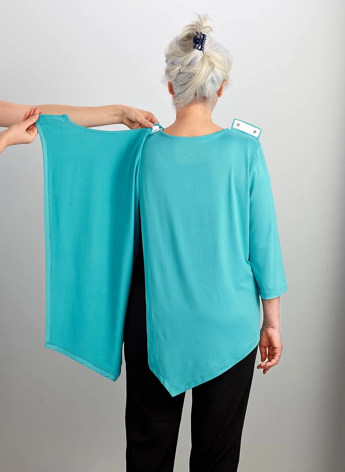 Women’s Open-Back Adaptive Asymmetrical Hem Top