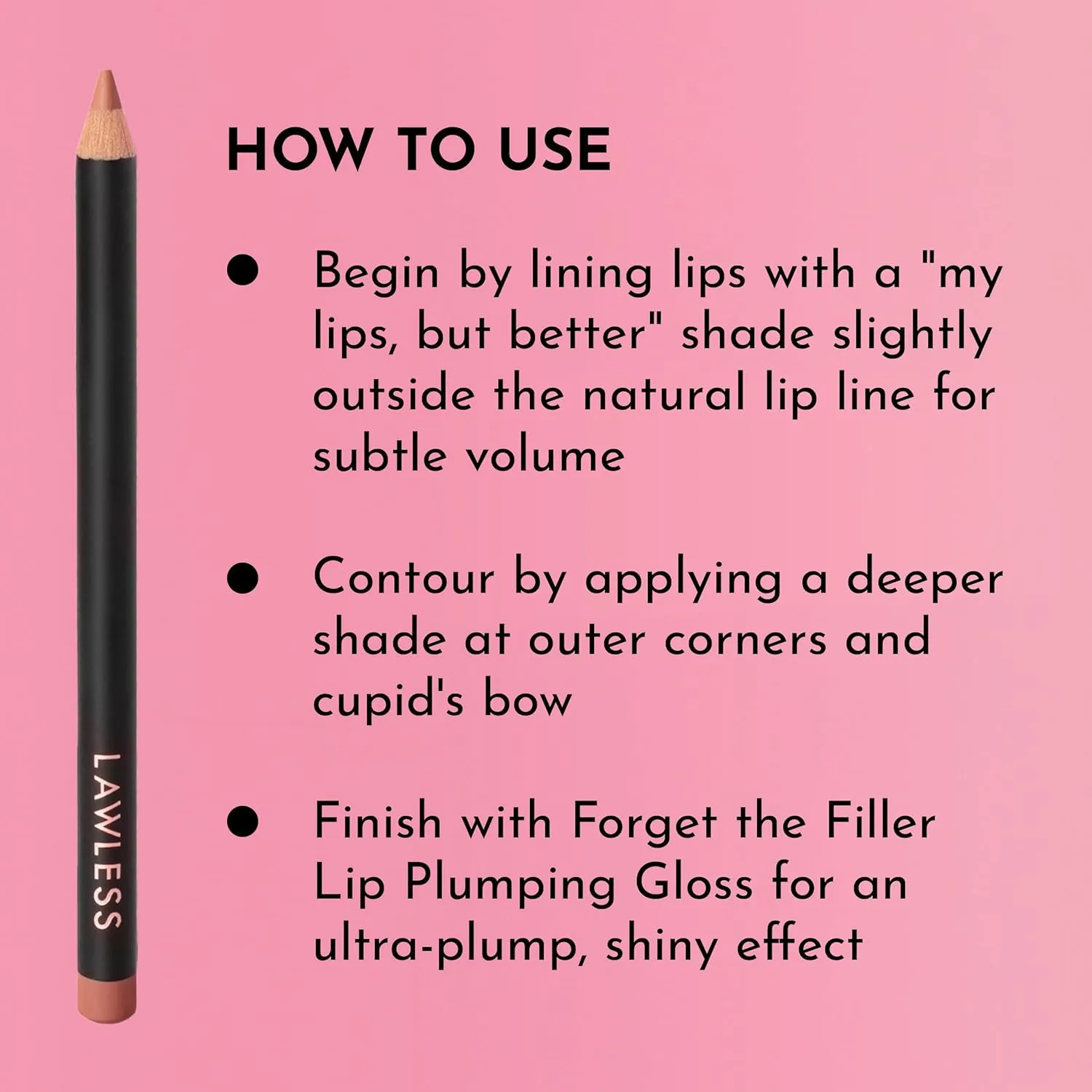 Women's Forget the Filler Definer Liner, Nude Honey, Pink, 0.04 Ounce