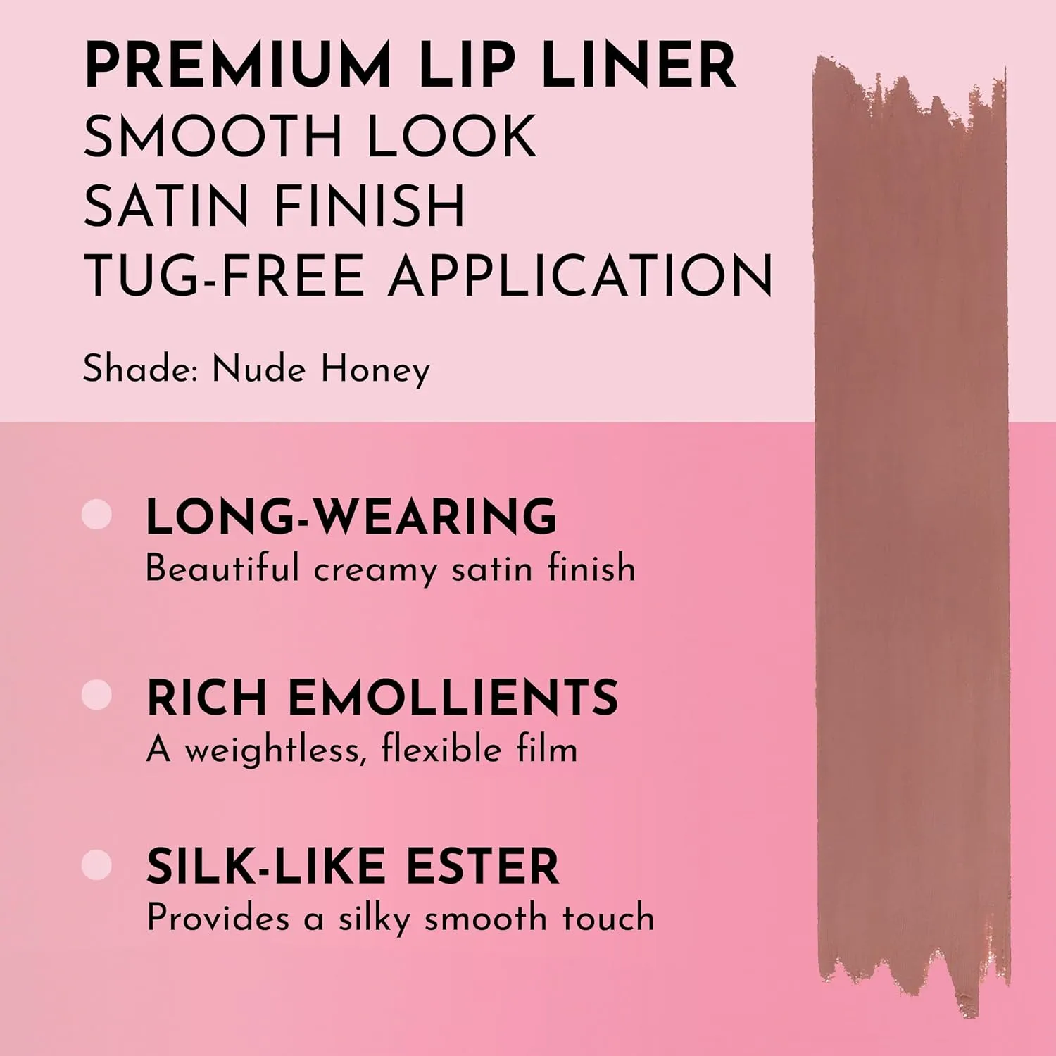 Women's Forget the Filler Definer Liner, Nude Honey, Pink, 0.04 Ounce