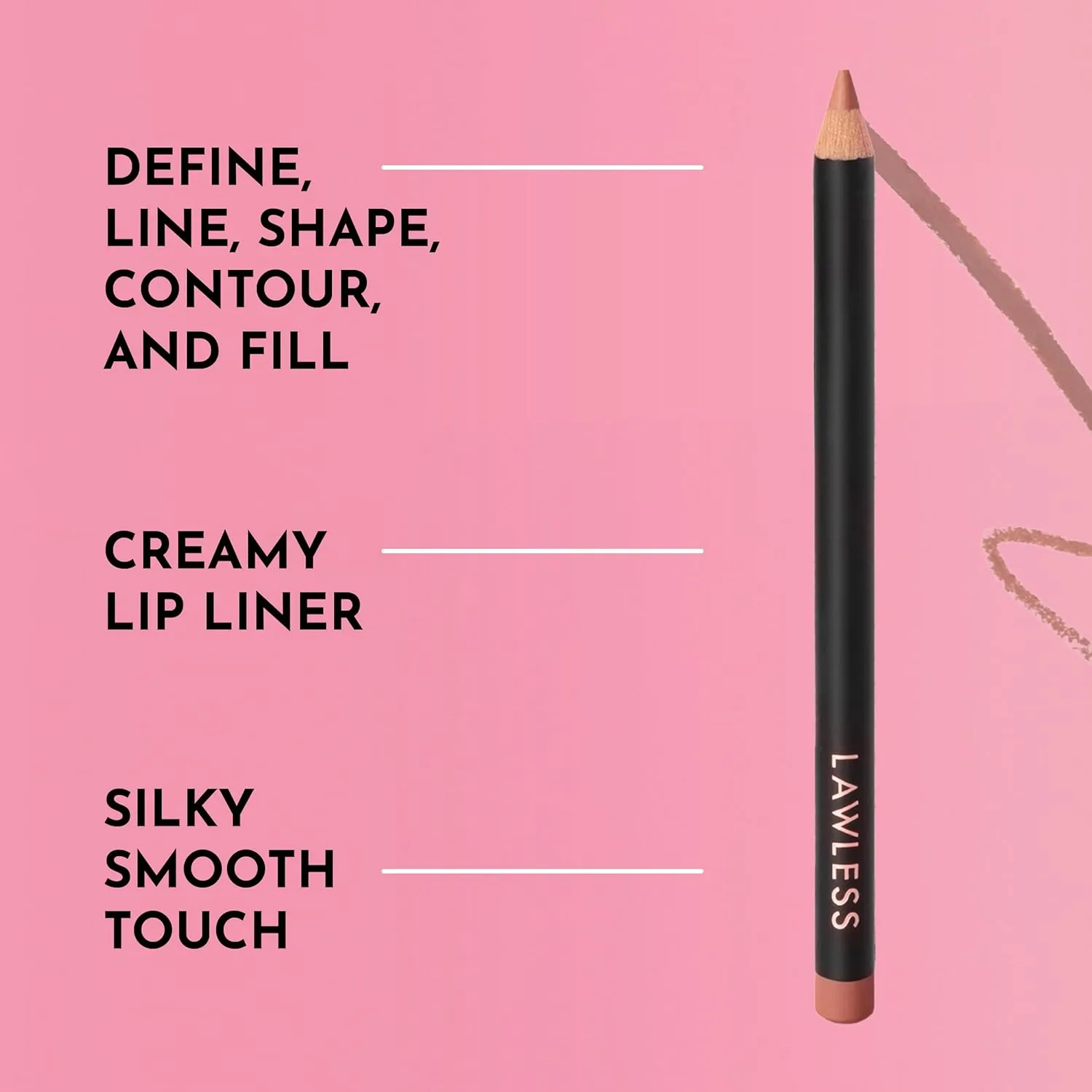 Women's Forget the Filler Definer Liner, Nude Honey, Pink, 0.04 Ounce