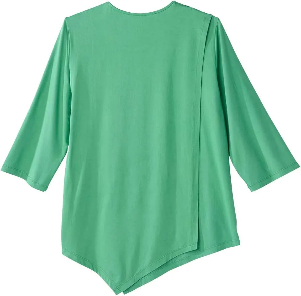 Women’s Open-Back Adaptive Asymmetrical Hem Top