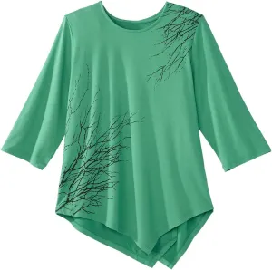 Women’s Open-Back Adaptive Asymmetrical Hem Top