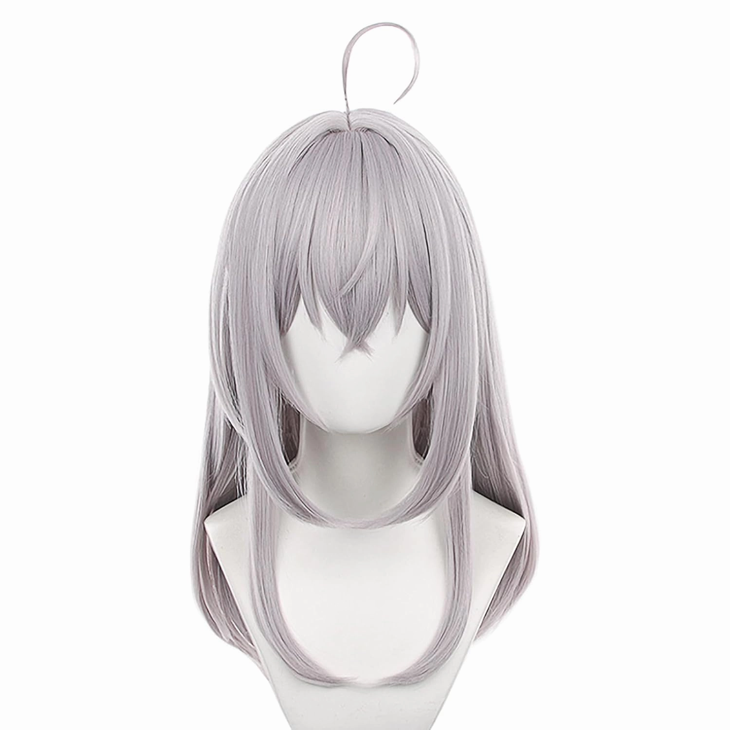 XiongXiongLe Alya Wig Cosplay Off White Pink Long Straight Hair Wig for Adult Cos Anime Role Alisa Party Halloween Christmas(Alya)