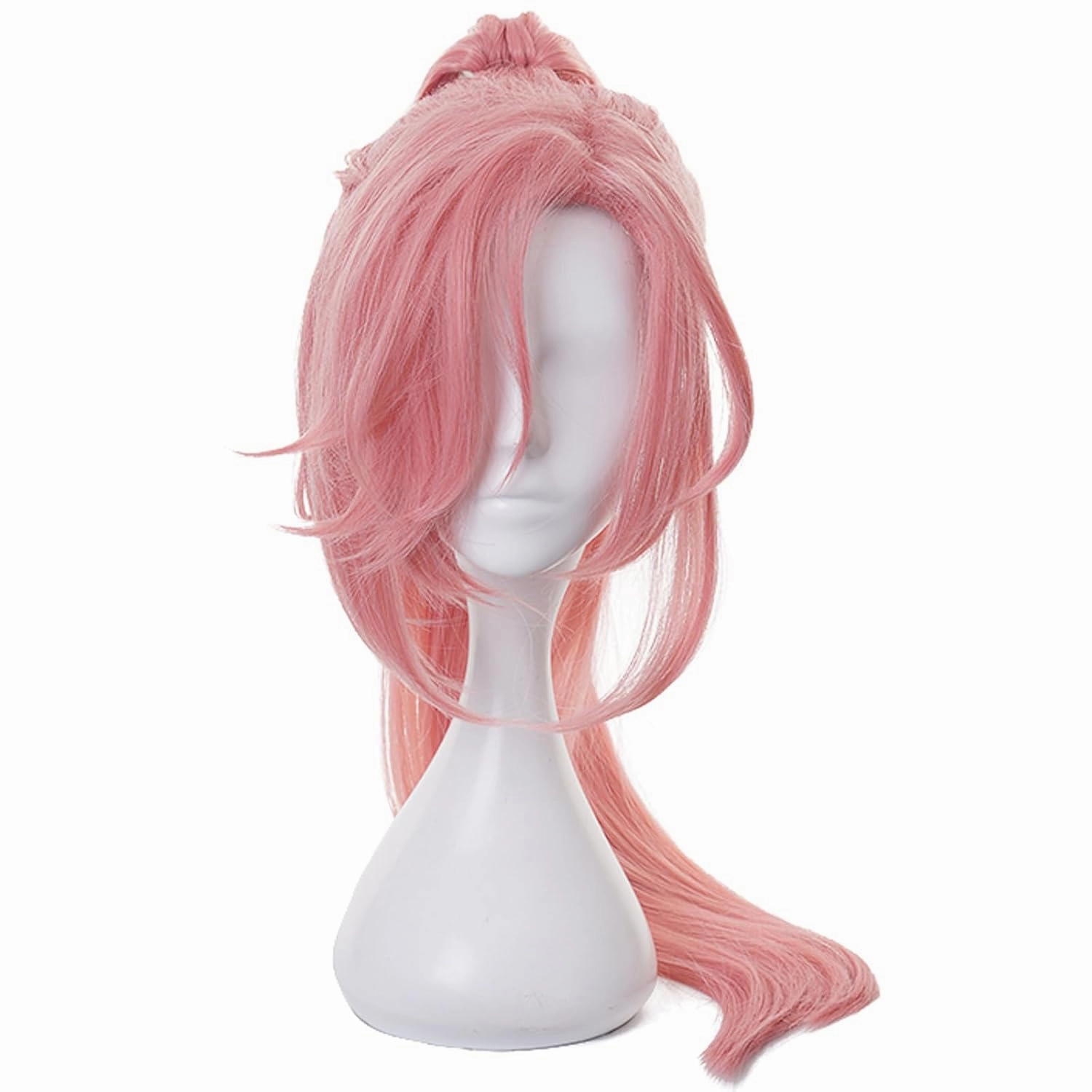 XiongXiongLe Cherry Cosplay Wig Women Costumes Pink Long Ponytail Hairs Replacement Wigs for Adult Cos Anime Party Cosplay Halloween Christmas Comic(Cherry)