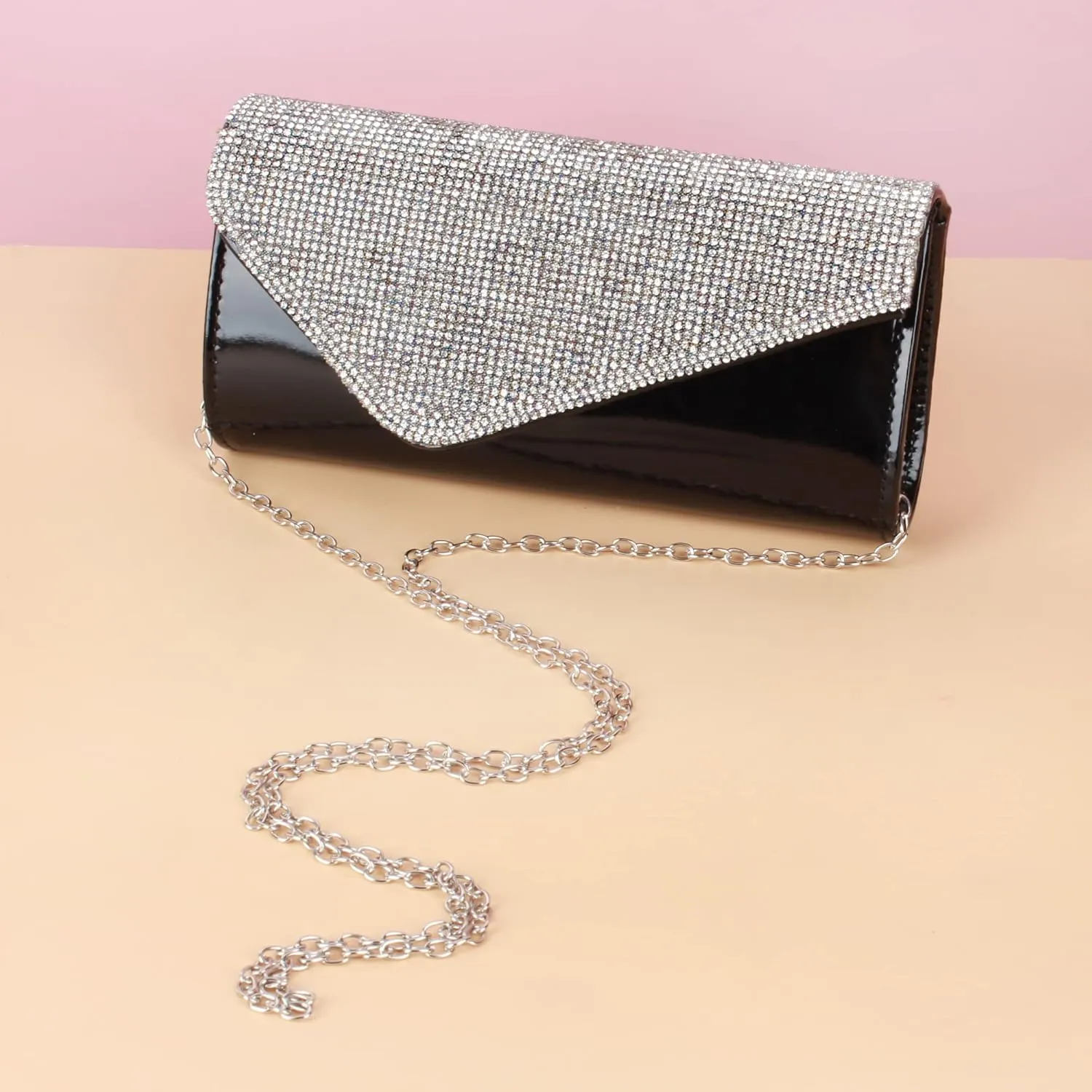 ZLMBAGUS Evening Clutch Purse Bag Party Prom Wedding Envelope Crossbody Handbags